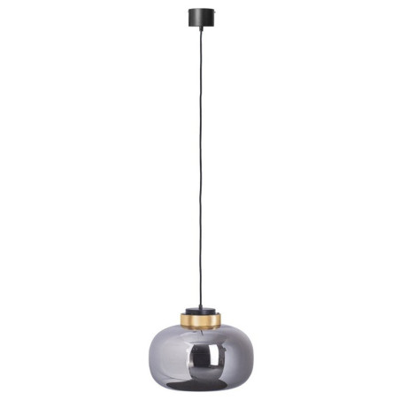 Lampa wisząca BOOM LED szaro złota 35 cm 9969P/B smoky Step into Design