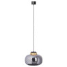 Lampa wisząca BOOM LED szaro złota 35 cm 9969P/B smoky Step into Design