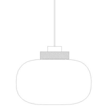 Lampa wisząca BOOM LED bursztynowo złota 35 cm 9969P/B amber Step into Design
