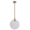 Lampa wisząca MARBLE LED marmurowo złota 30 cm ST-8950-30 Step into Design