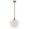 Lampa wisząca MARBLE LED marmurowo złota 30 cm ST-8950-30 Step into Design