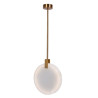 Lampa wisząca MARBLE LED marmurowo złota 24 cm ST-8950-24 Step into Design