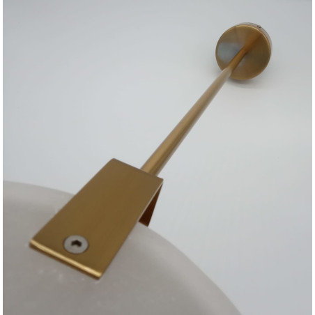 Lampa wisząca MARBLE LED marmurowo złota 24 cm ST-8950-24 Step into Design