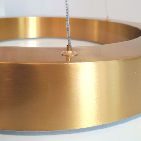 Lampa wisząca CIRCLE 60 LED mosiądz szczotkowany 60 cm ST-8848-60 brass Step into Design