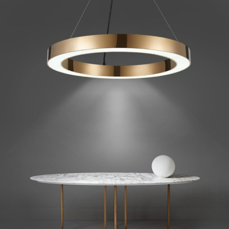 Lampa wisząca CIRCLE 60 LED mosiądz szczotkowany 60 cm ST-8848-60 brass Step into Design