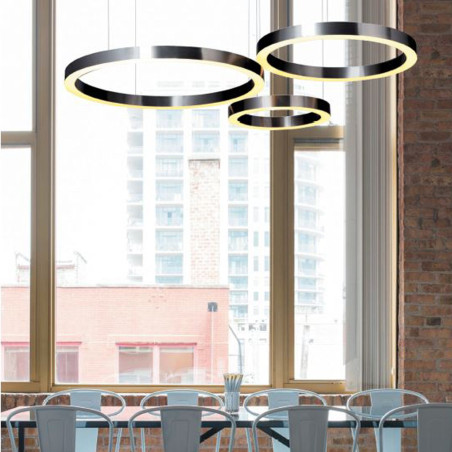 Lampa wisząca CIRCLE 60 LED mosiądz szczotkowany 60 cm ST-8848-60 brass Step into Design