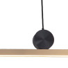 Lampa wisząca BOOGIE LED złoto czarna 88 cm MD-7014-880 Step into Design