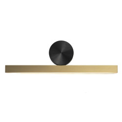 Lampa ścienna BOOGIE LED złoto czarna 45 cm MD-7014 wall Step into Design