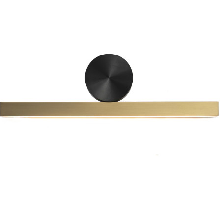 Lampa ścienna BOOGIE LED złoto czarna 45 cm MD-7014 wall Step into Design