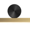 Lampa ścienna BOOGIE LED złoto czarna 45 cm MD-7014 wall Step into Design