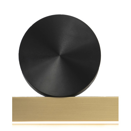 Lampa ścienna BOOGIE LED złoto czarna 45 cm MD-7014 wall Step into Design