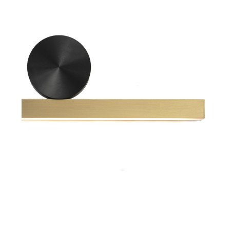Lampa ścienna BOOGIE LED złoto czarna 45 cm MD-7014 wall Step into Design