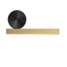 Lampa ścienna BOOGIE LED złoto czarna 45 cm MD-7014 wall Step into Design
