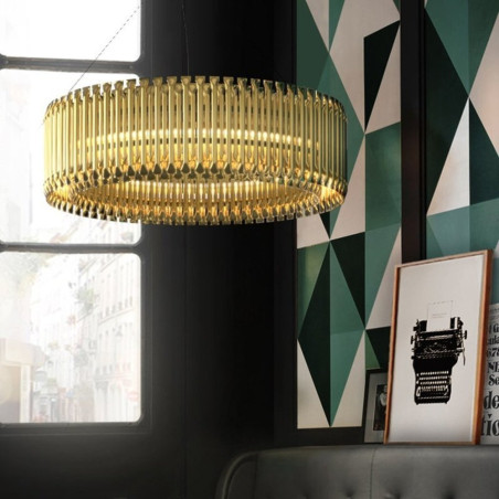 Lampa wisząca MODULAR złota 93 cm XC107 gold Step into Design