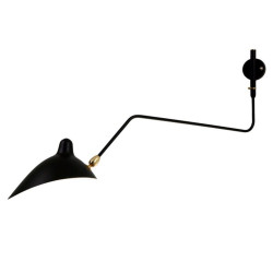 Lampa ścienna CRANE-1W czarna 99 cm W8701 Step into Design