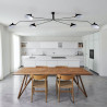 Lampa wisząca CRANE-6P czarna 280 cm P8706 Step into Design