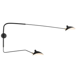 Lampa ścienna CRANE-2W czarna 175 cm W8702 Step into Design