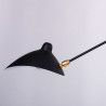 Lampa ścienna CRANE-2W czarna 175 cm W8702 Step into Design