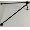 Lampa podłogowa CRANE-3F czarna 210 cm F8703 Step into Design