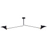 Lampa wisząca CRANE-2P dwuramienna czarna P8702 Step into Design