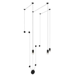Lampa ścienna LINEA-3 WALL czarna XT012-3W Step into Design