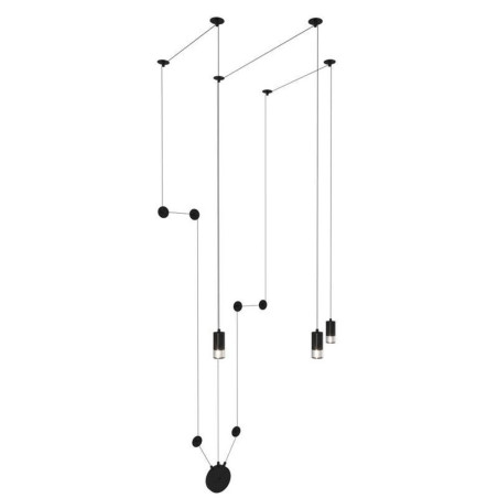 Lampa ścienna LINEA-3 WALL czarna XT012-3W Step into Design