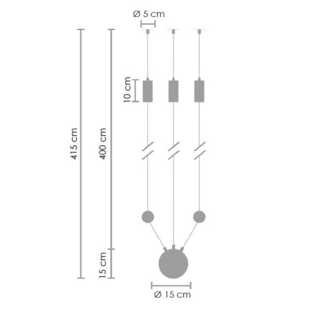 Lampa ścienna LINEA-3 WALL czarna XT012-3W Step into Design