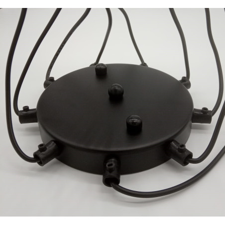 Lampa wisząca LINEA-9 czarna XT005-9P Step into Design