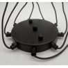 Lampa wisząca LINEA-9 czarna XT005-9P Step into Design