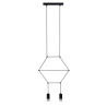 Lampa wisząca LINEA-2 czarna 35 cm XT037-2P Step into Design
