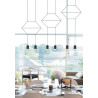 Lampa wisząca LINEA-2 czarna 35 cm XT037-2P Step into Design