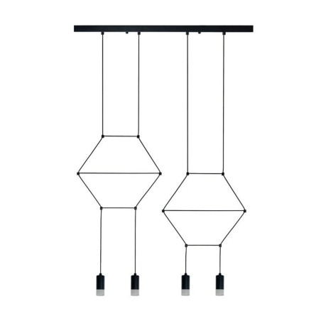 Lampa wisząca LINEA-4 LONG czarna 70 cm XT068-4P Step into Design