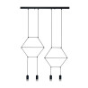 Lampa wisząca LINEA-4 LONG czarna 70 cm XT068-4P Step into Design