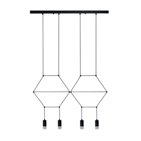 Lampa wisząca LINEA-4 LONG czarna 70 cm XT068-4P Step into Design