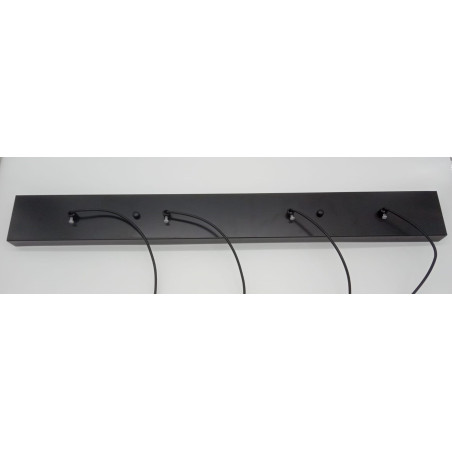 Lampa wisząca LINEA-4 LONG czarna 70 cm XT068-4P Step into Design
