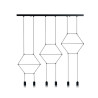Lampa wisząca LINEA-6 LONG czarna 100 cm XT100-6P Step into Design