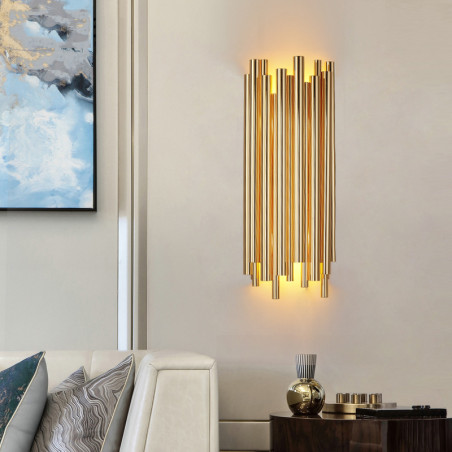 Lampa ścienna TUBO GOLD złota 50 cm ST-1671 GOLD Step into Design