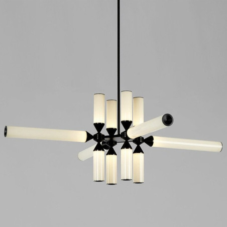 Lampa wisząca QUADRO-12 LED czarna RH115-12P Step into Design