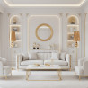 Lampa podłogowa QUEEN - F złota 175 cm ML-8046-F gold Step into Design
