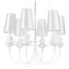 Lampa wisząca QUEEN-6 biała ST-7105-6S white Step into Design
