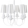 Lampa wisząca QUEEN-6 biała ST-7105-6S white Step into Design