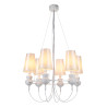 Lampa wisząca QUEEN-6 biała ST-7105-6S white Step into Design