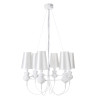 Lampa wisząca QUEEN-6 biała ST-7105-6S white Step into Design