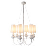 Lampa wisząca QUEEN-6 biała ST-7105-6S white Step into Design
