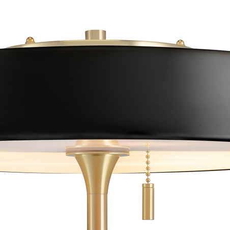Lampa stołowa ARTDECO czarno - złota MT8872 black Step into Design