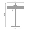 Lampa stołowa ARTDECO czarno - złota MT8872 black Step into Design