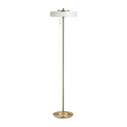 Lampa podłogowa ARTDECO biało - złota 162 cm MF8872 white Step into Design