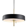 Lampa wisząca ARTDECO czarno - złota 35 cm do salonu MP8872 black Step into Design