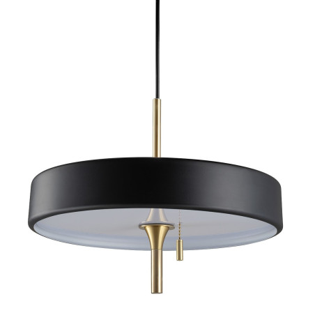 Lampa wisząca ARTDECO czarno - złota 35 cm do salonu MP8872 black Step into Design