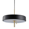 Lampa wisząca ARTDECO czarno - złota 35 cm do salonu MP8872 black Step into Design
